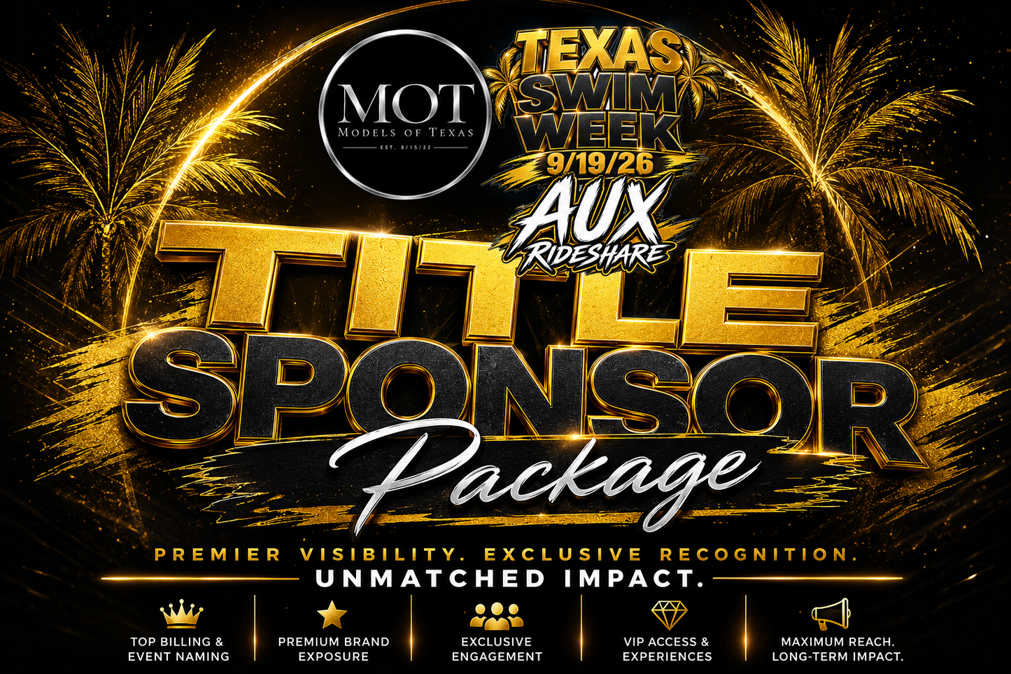 Title Sponsor, Texas Swim Week 9.19.26